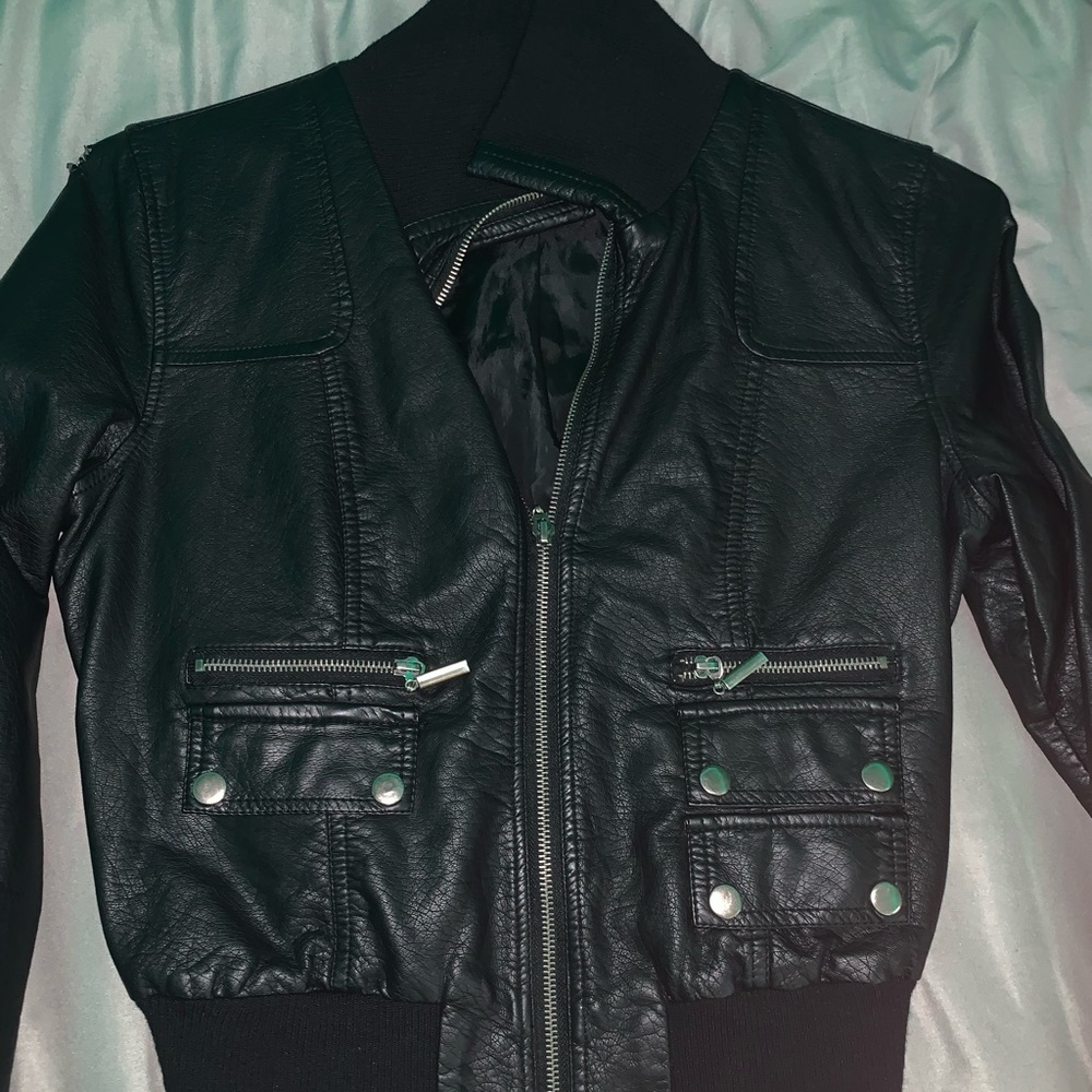 Leather jacket